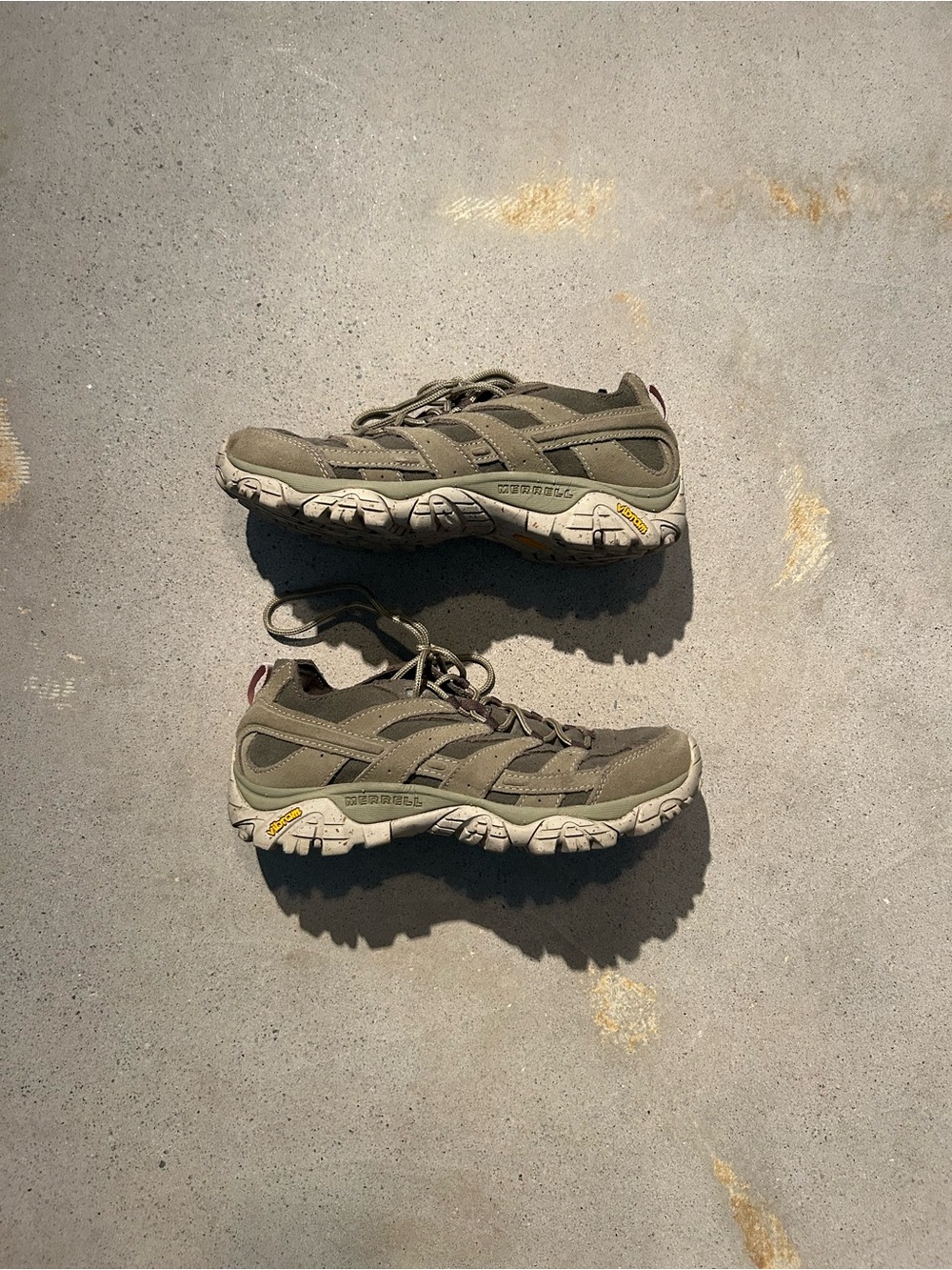 Merrell Women's Olive Green/Tan Trail Sneakers